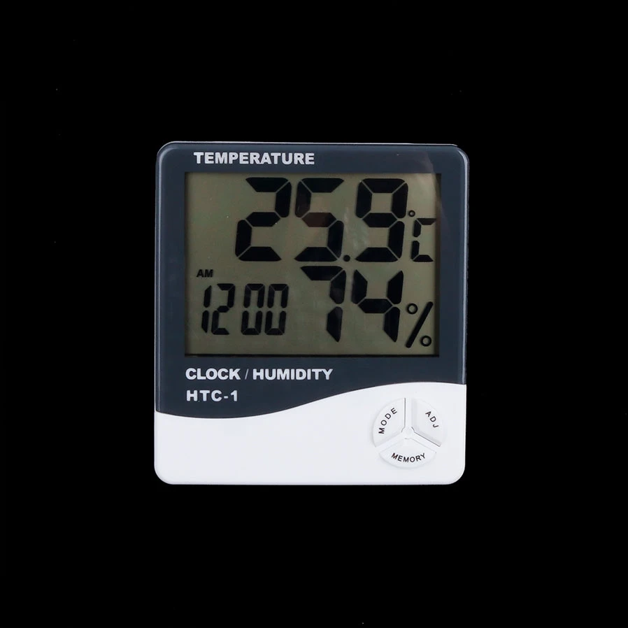 1pc Temperature Humidity Meter Monitor LCD Digital Thermometer Hygrometer Meter Tester Weather Station