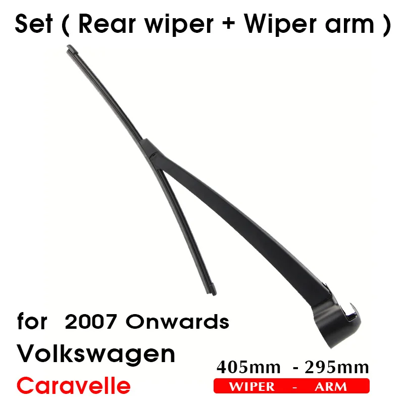 Car Wiper Blade Rear Back Window Windscreen Windshield Wipers Accessories For Volkswagen Caravelle Hatchback 405mm 2007 Onwards