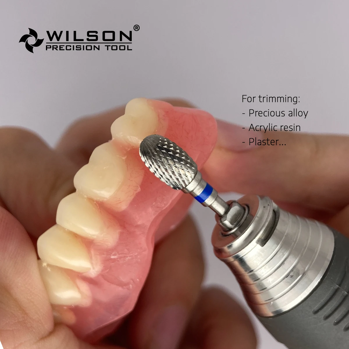 WilsonDental Pieza De Baja Velocidad 5000353 Tungsten Carbide Dental Burs for Trimming Plaster/Acrylic/Metal