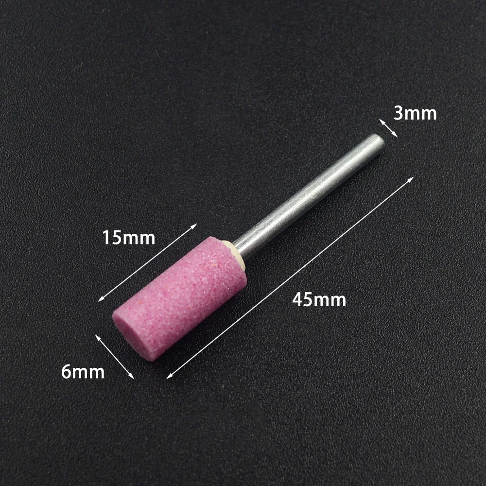 10pcs/Set 3*6mm Abrasive Mounted Stone For Dremel Rotary Tools Grinding Stone Wheel Head Dremel Tools Accessories