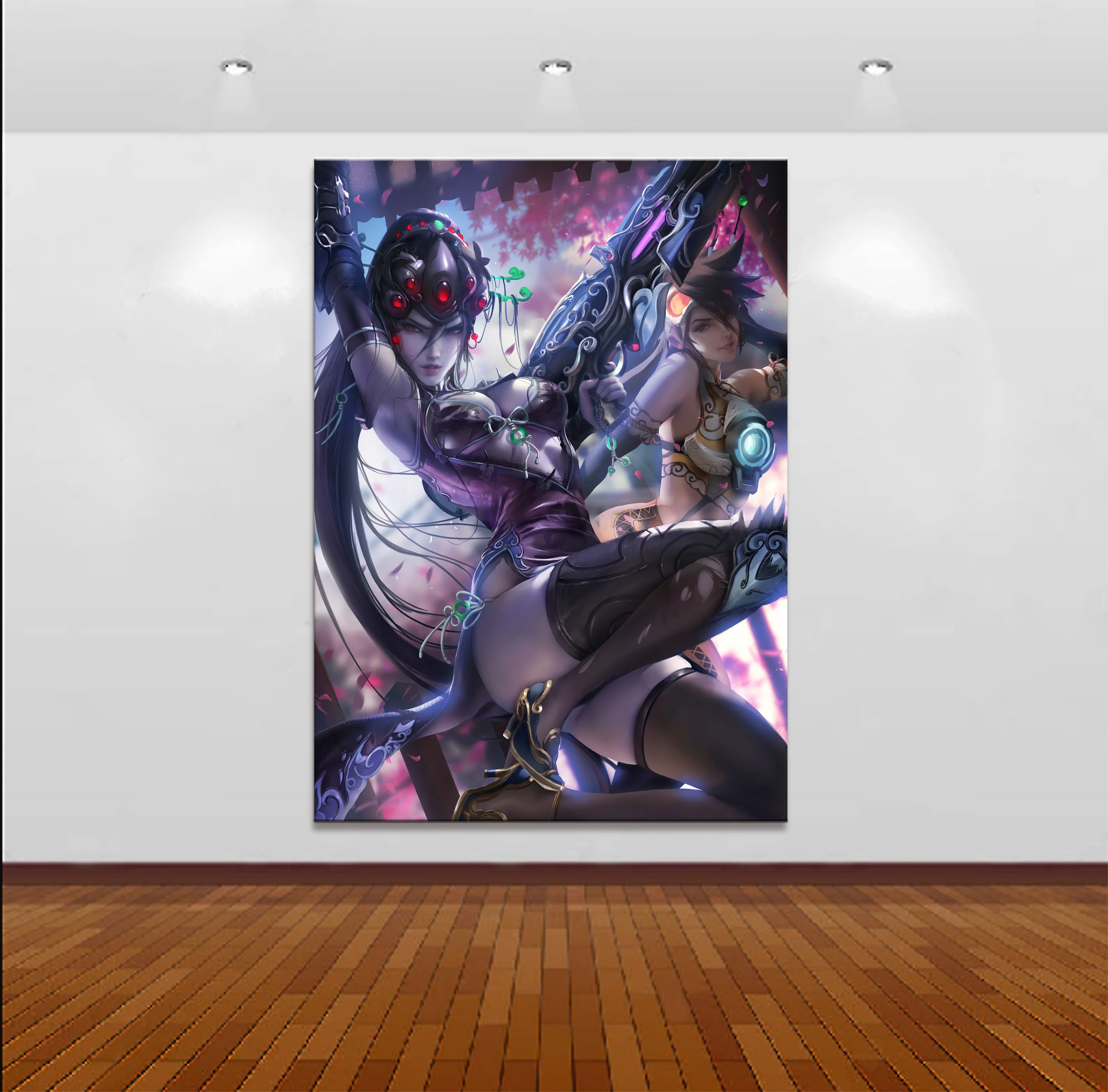 Sexy Widowmaker Overwatch Game Painting Posters and Prints Room Decor Pictures Wall Art Canvas Painting Home Decoration No Frame