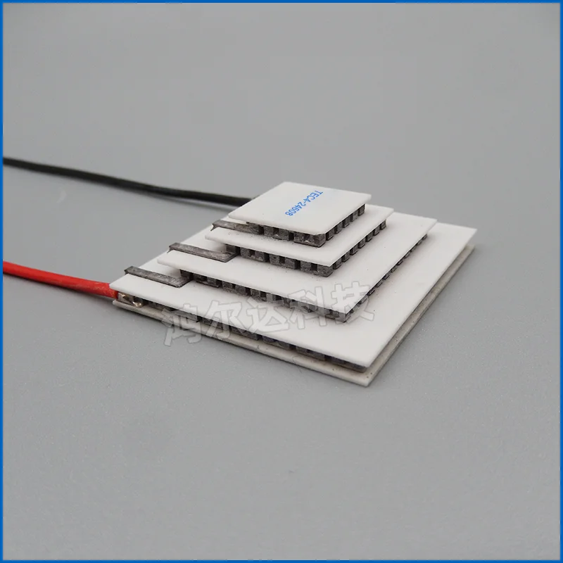 

14V Four-stage Four-layer Cooling Chip TEC4-24608, 8A, Temperature Difference 107 Degrees Semiconductor Cooling Chip 50*50