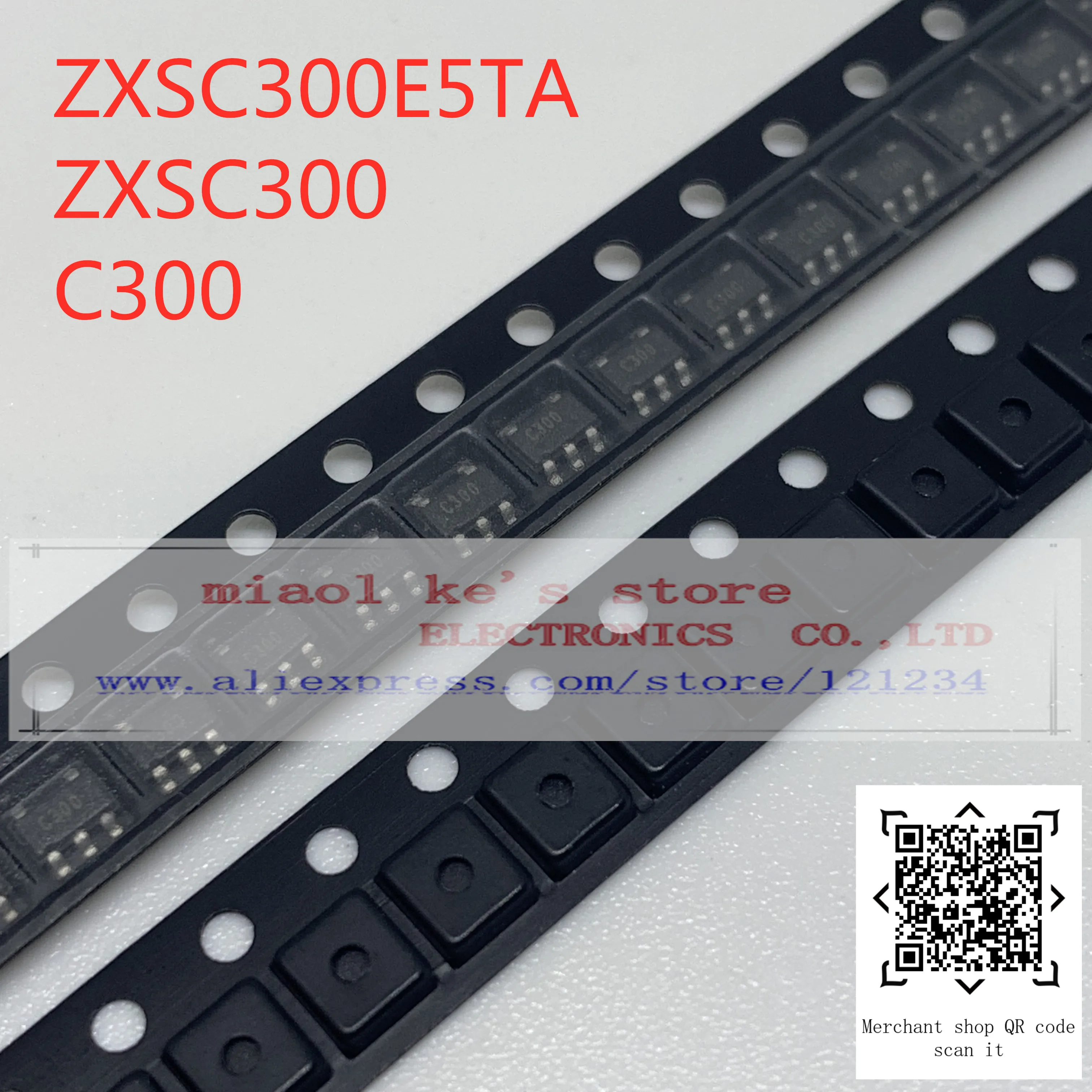 [ 10pcs-50pcs ]100%New original; ZXSC300E5TA ZXSC300 C300 - IC LED DRIVER CONTROLLER SOT23-5/SC-74A/SOT-753