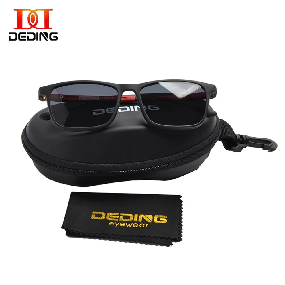 Rectangle Eyeglasses w/Magnetic Snap-On Shades Clip-on Sunglasses Polarized Magnetic lens Ultem Frame Men's polarized Sunglasses