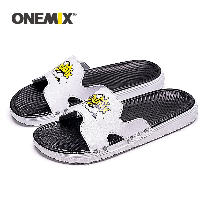 ONEMIX Sandals Woman Summer 2024 Soft Home Deodorant Flip Flops Ladies Bathroom Flat Slides Beach Shoes Anti-skip Slippers