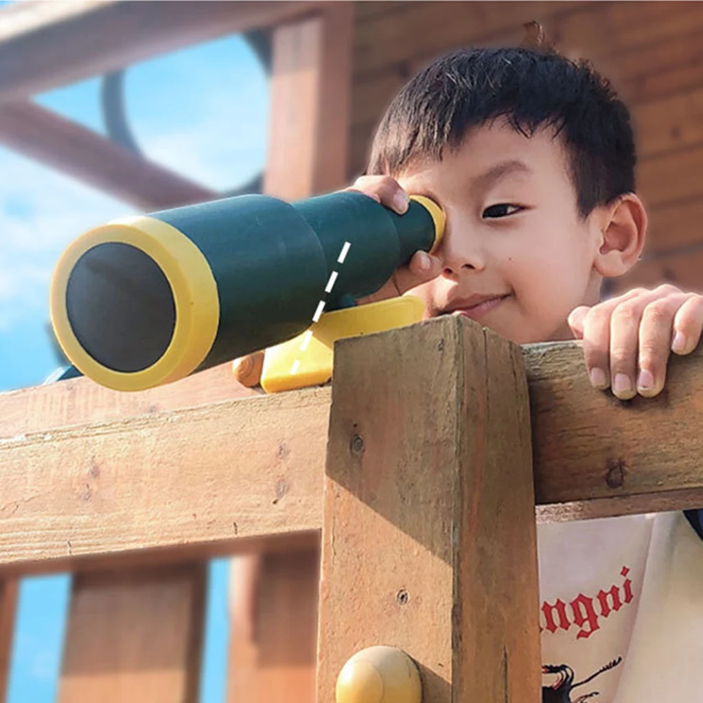 Creative Outdoor Kids กล้องโทรทรรศน์เดียวของเล่นของเล่นกลางแจ้งเกมตลกของเล่นเด็กเด็กวัยหัดเดินเด็กอายุ 7 + ของขวัญเพื่อการศึกษา