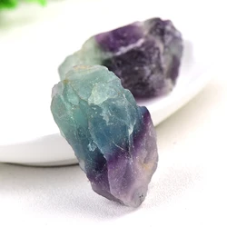 50/100g Natural Crystal Colored Fluorite Quartz Raw Crystals Irregularly Shaped Healing Stone Materials Aquarium Home Decor Gift