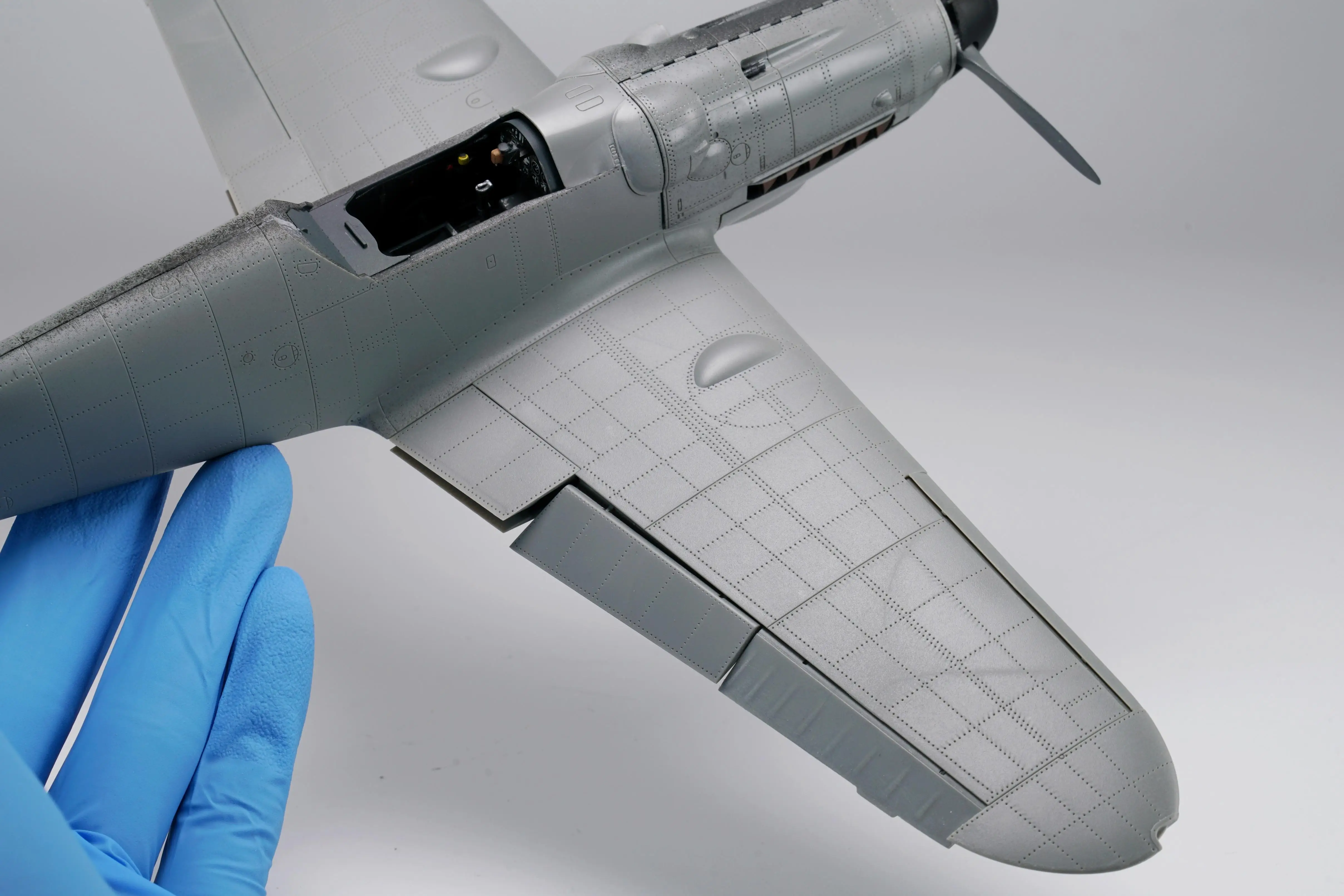 Granicy BF-001 w skali 1:35 MESSERSCHMITT BF109G-6 zestaw modeli do składania