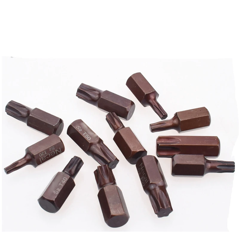 Imagem -04 - Chave de Fenda Torx de 75 mm e 30 mm Broca de 10 mm Haste Hexagonal para Chave de Fenda de Impacto T20 T25 T27 T30 T35 T40 T45 T50 T55 18 Peças