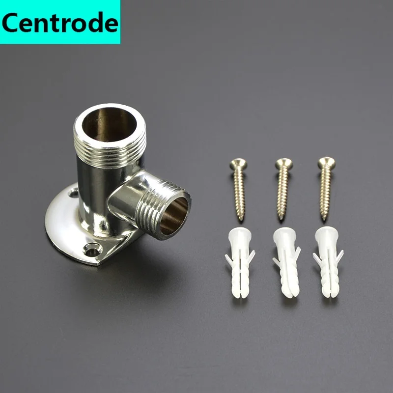 All copper dark to bright conversion adapter shift modification fixed foot conversion 4/6 points shower faucet accessories