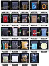 100pcs Transparent Zip Lock Bags #6