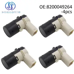 4pcs pdc Parking Sensors 8200049264 For Peugeot 207 207CC/Citroen C4 C5 Saab 9-5 6590H1 6590.H1 Radar Detector sensor 8200417705