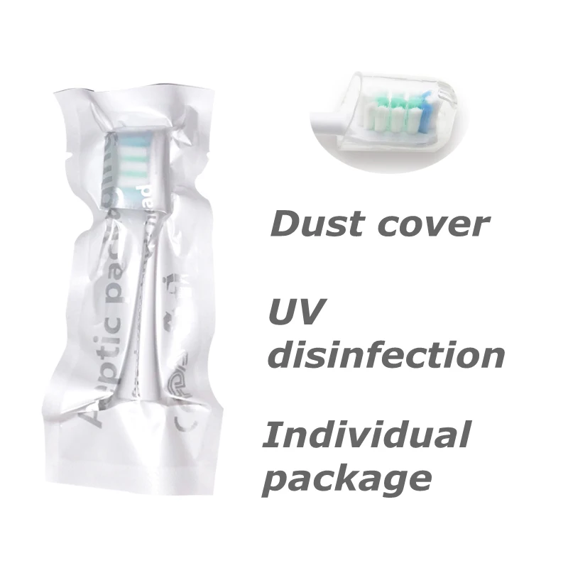 Cabeças de escova substituíveis para escova de dentes elétrica, fio dental, compatível com soocas x3/x3u, 20pcs