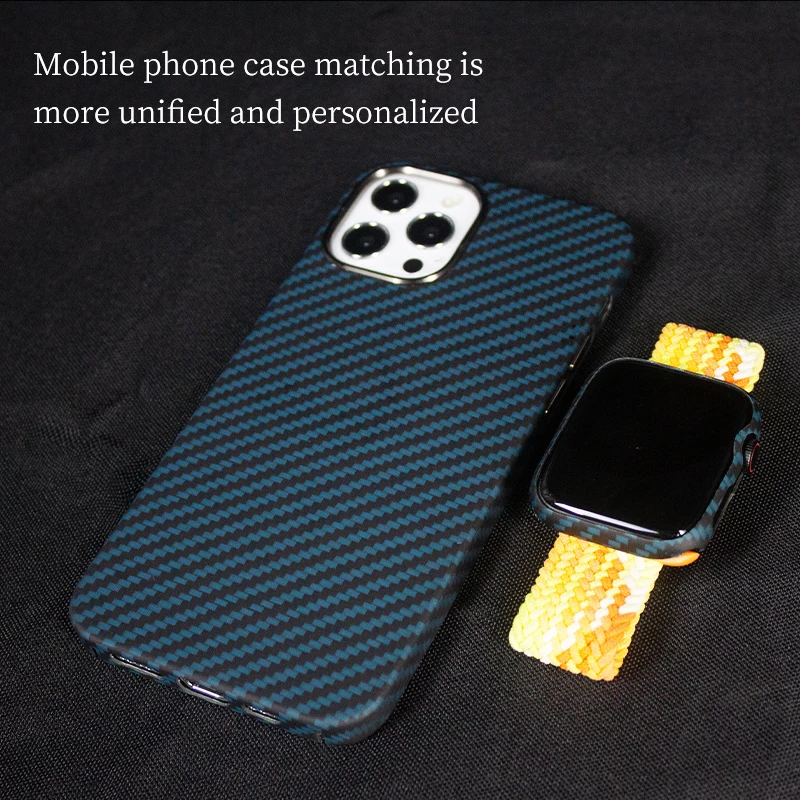 Acc-เคสคาร์บอนสำหรับ iPhone Watch Series 7, 8, 9, 45มม. บางพิเศษกันตกฝาครอบแข็งสำหรับ iWatch Series 9, 41mm