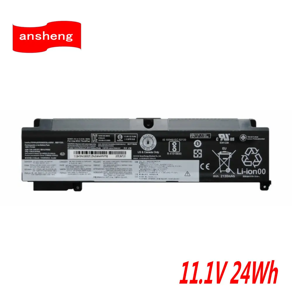 

Genuine 11.1V 24WH 01AV405 Laptop Battery For Lenovo ThinkPad T460S T470S 01AV406 01AV408 SB10J79002 SB10J79003 SB10J79004