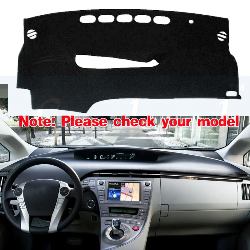 For Toyota Prius 30 2010~2015 Anti-Slip Mat Dashboard Cover Pad Sunshade Dashmat Carpet Car Accessories XW30 2011 2012 2013 2014