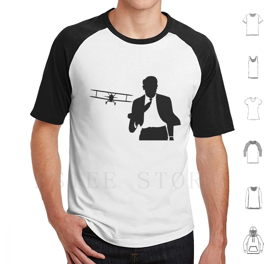 Alfred Hitchcock North By Northwest Film Plane Scene T Shirt Cotton Men DIY Print Alfredhitchcock Rbpartnerprogram North