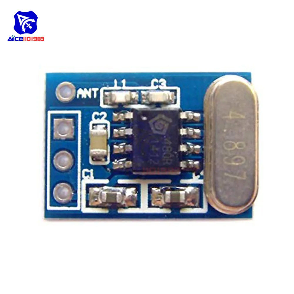 diymore 315MHz Transceiver Module SYN115 Transmitter SYN480R Receiver Wireless Module Ask/OOK PCB