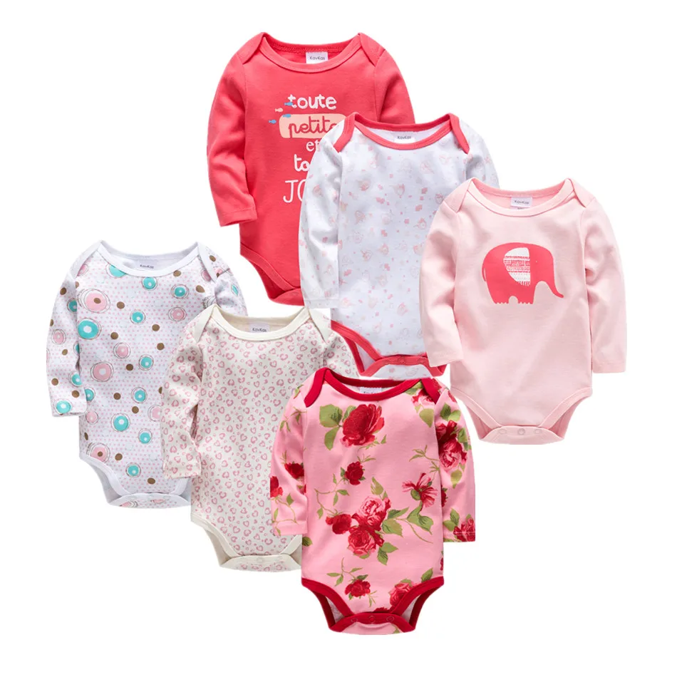 

3Pcs/Lot Newborn Baby Bodysuits Set 100% Cotton Baby Boys Girls Pajamas Clothes Infant Long Sleeve Underwear Baby Clothing Sets