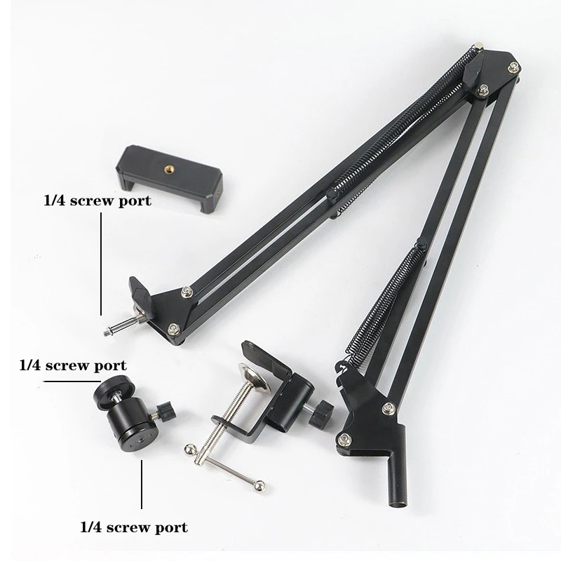 360 درجة طويلة الذراع حامل لوحي حامل ل 3.5 إلى 10.6 بوصة اللوحي الهاتف الذكي السرير سطح المكتب كسول حامل قوس دعم لباد