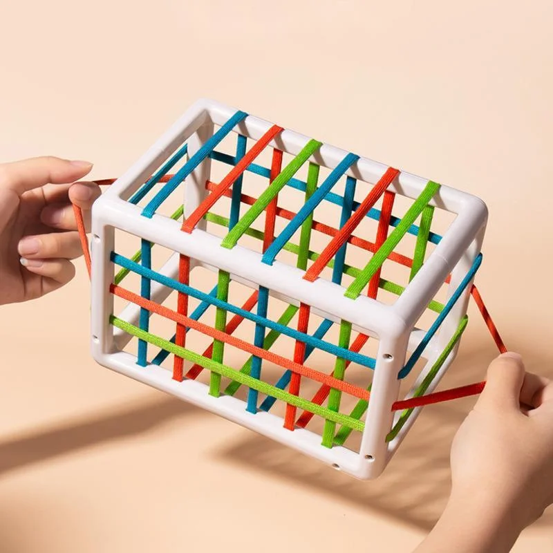 Montessori Kleurrijke Vorm Blokken Sorteren Game Baby Motor Vaardigheid Tactile Leren Educatief Speelgoed Voor Kinderen Bebe Geboorte Gift