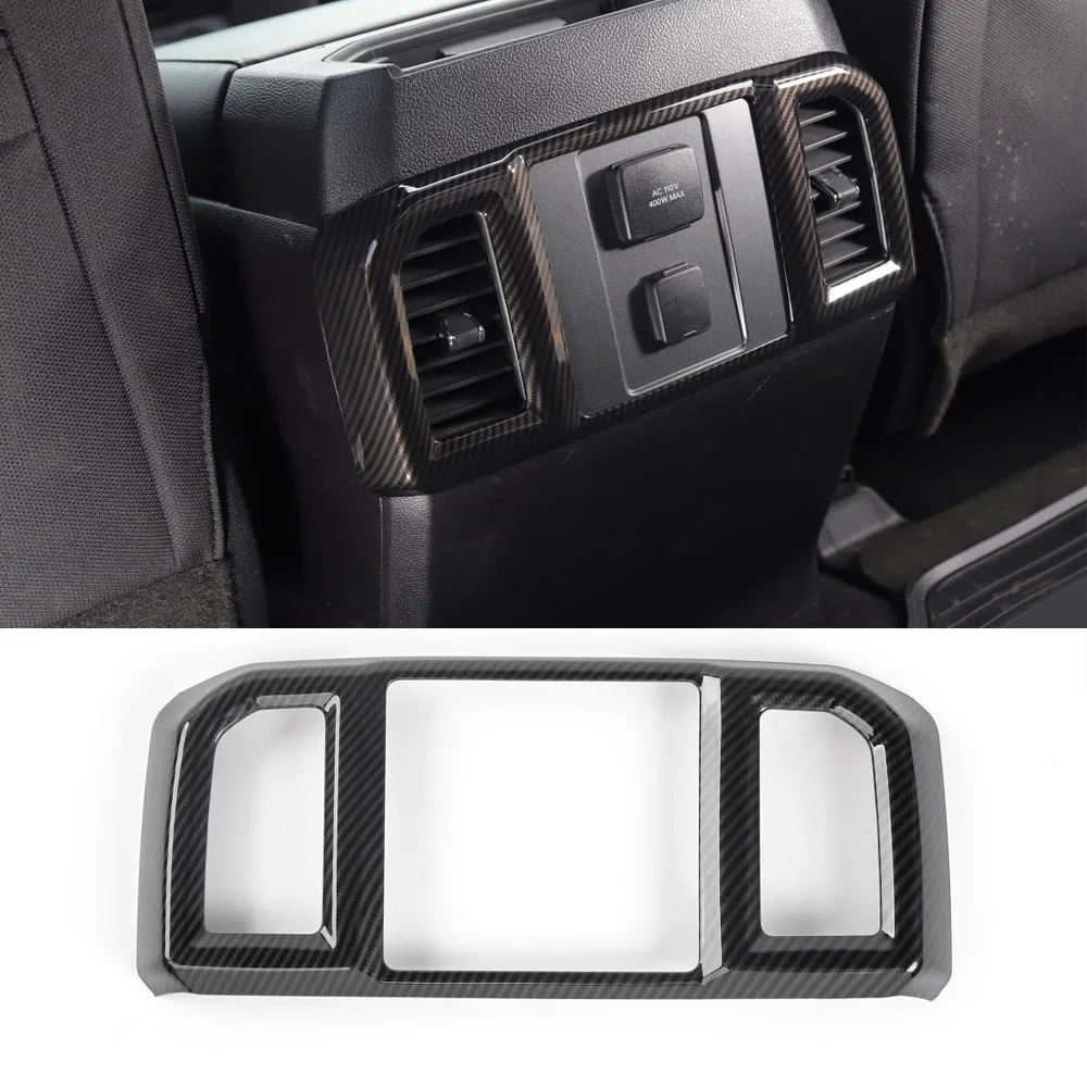 

For Ford F150 2016 Up Car Rear Air Vent Frame Trim Styling New ABS Auto Molding