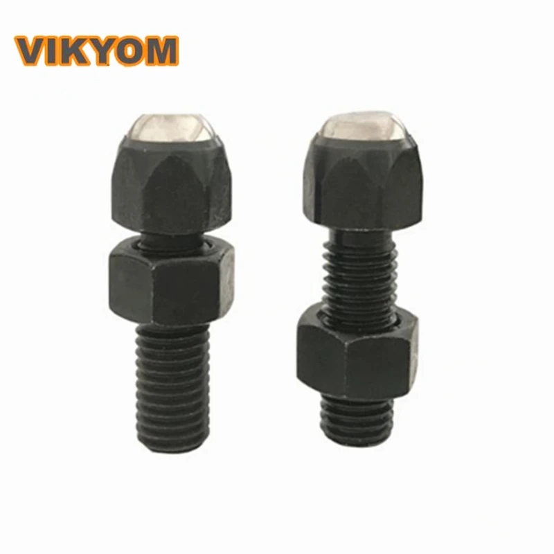 Flat tooth surface moving steel ball screw tool fixture positioning screw Dynamic steel ball positioning screw support