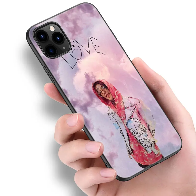 Lil Peep Phone Case For Apple iPhone 13 12 Mini 11 Pro Max XR X XS MAX 6 6S 7 8 Plus 5 5S SE 2020 Black Cover Coque Funda