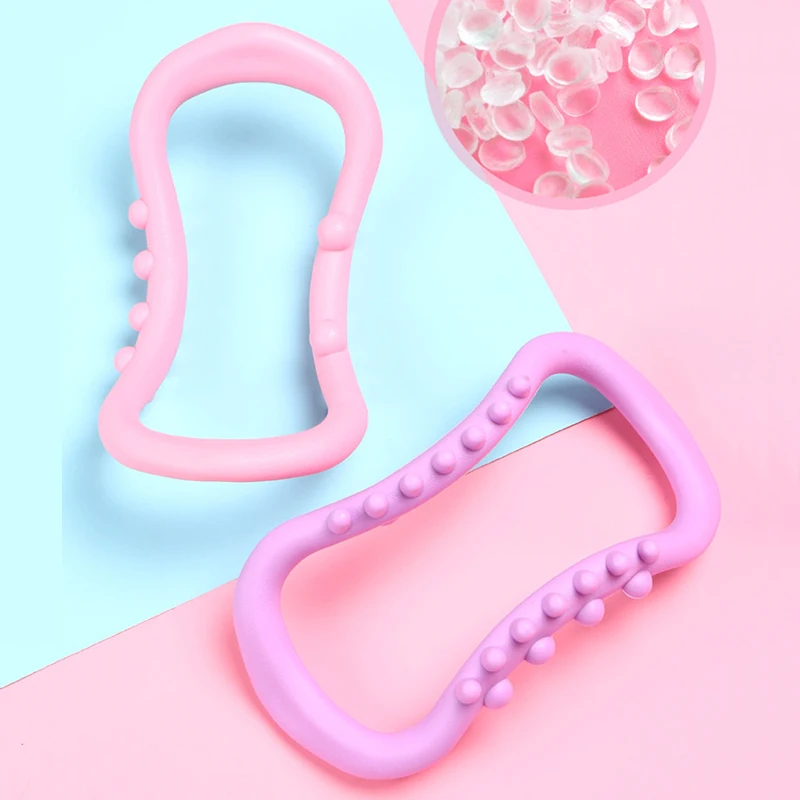 

Кольцо для йоги с открытыми плечами, артефакт, круг для йоги, эластичное волшебное кольцо с открытой спиной, оборудование для пилатеса, оборудование для фитнеса, массажное кольцо для йоги