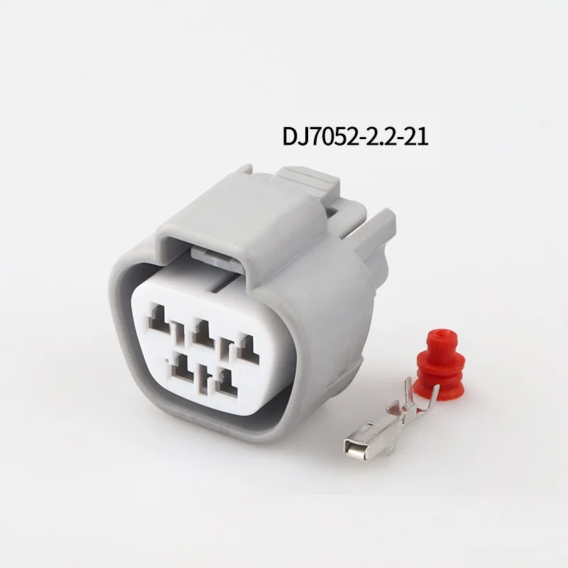 6188-0327 6189-0504 Free shipping 200sets DJ7052-2.2-11 5Pin AMP  Car Electrical Wire Connectors for VW,BMW,Audi,Toyota