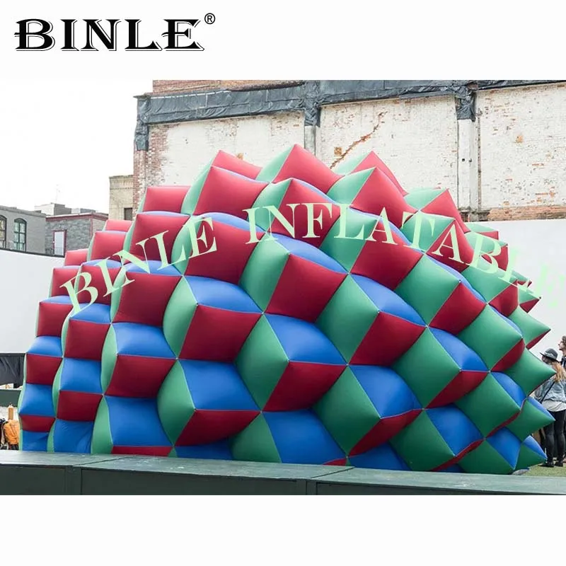 Personalized amazing inflatable dome tent with flower shaped,inflatable church tent,air dome marquee,duran igloo for events