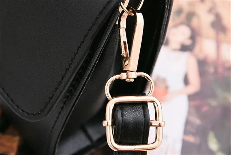 Heißer Verkauf Flap Sling Schulter Taschen für Frauen Einfarbig Umhängetasche Messenger Tasche Geldbörse Weibliche Leder Handtasche Tasche – Detail 28