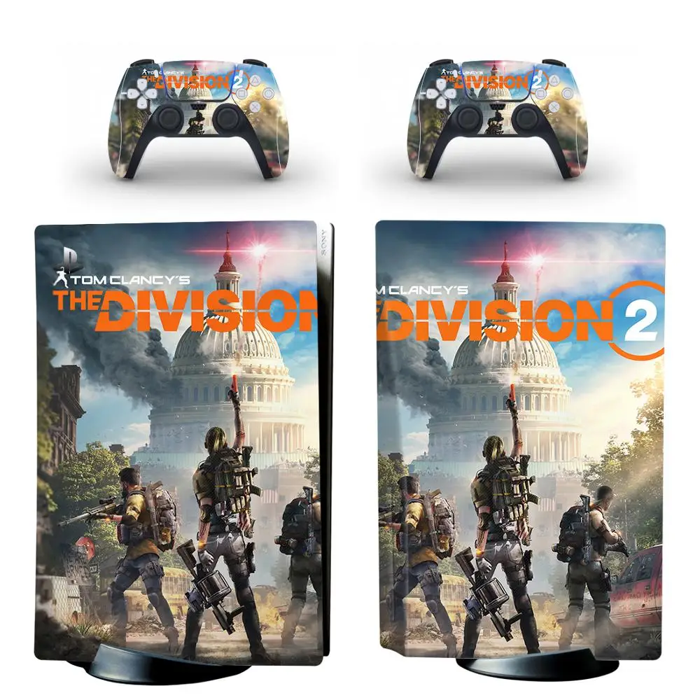 

The Division PS5 Standard Disc Edition Skin Sticker Decal Cover for PlayStation 5 Console & Controllers PS5 Skin Sticker Vinyl