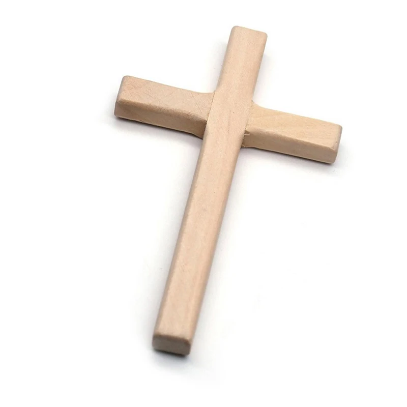 Christian Wooden Cross 12cm(4.7in) Hanging Wall Large Long Crucifix Two Color