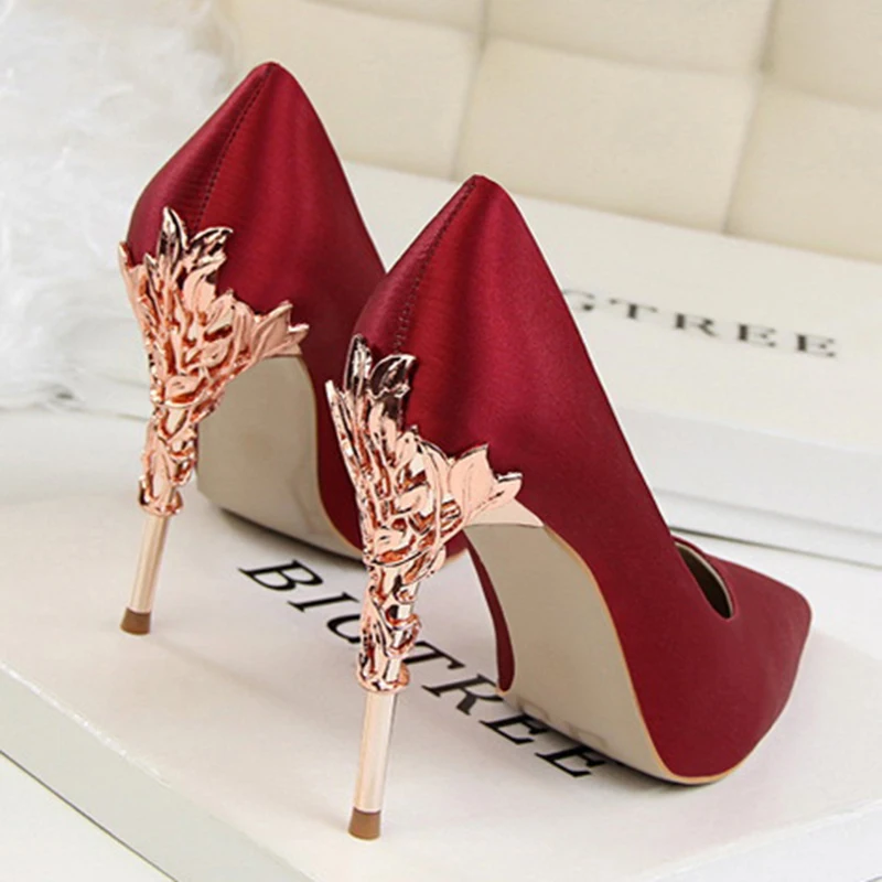 2021 New Fashion High Heels Women Shoes Spring Elegant Female Office Shoes Wedding Shoes Bride Party Dress Shoes Sexy High Heels