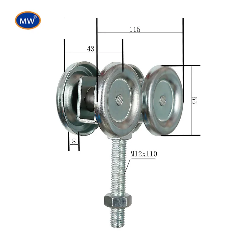 Factory Directly Provide High Quality Hanging Roller Wheel For Sliding Gate Hanging Door