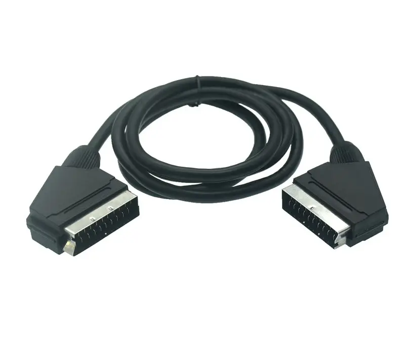 Châu Âu Cao Cấp Điện Âm Tường Có 21 Pin Đực AV Đầu Cáp Mạ Niken Cổng Kết Nối Mở Rộng Bộ Cáp 1.5M 5FT