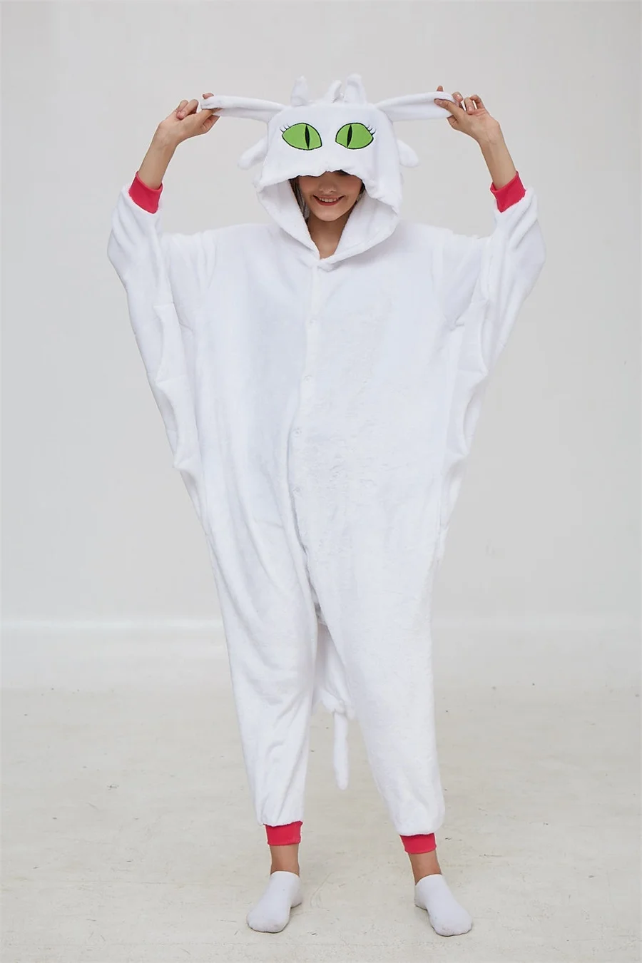 

Kigurumi Toothless Onesies for Adults Pajamas Winter Anime Animal Cosplay Pyjamas Halloween Costumes