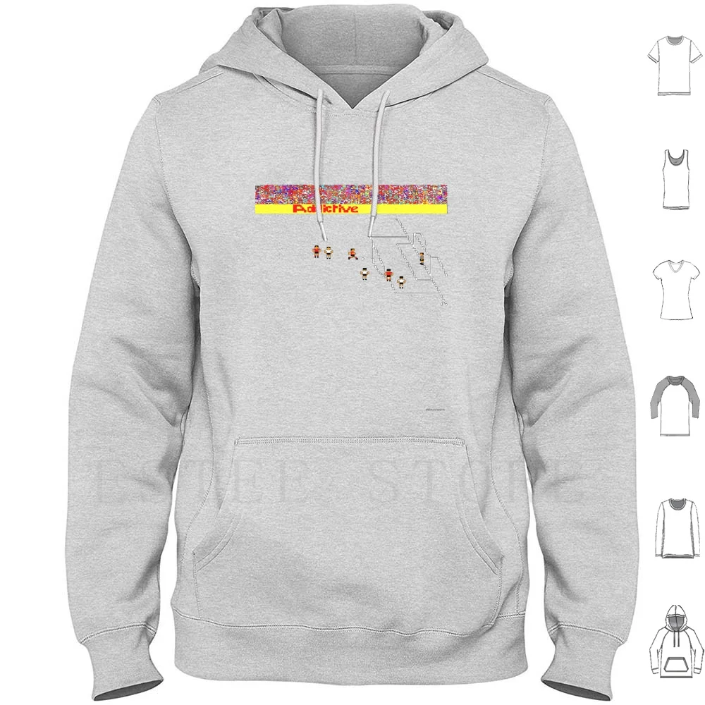 Football Manager Hoodies Retro Vintage 8 Bit Computer Game Video Arcade Zx Spectrum Commodore 64 Football Soccer