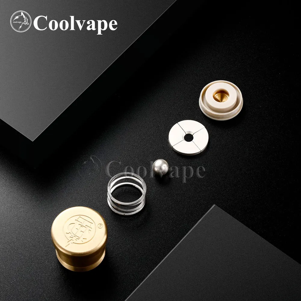 Coolvape Originele Tauren Max Hybrid Mech Mod 18650/20700/21700 Batterij 26Mm Vaporizer Vape Mechanische Mod