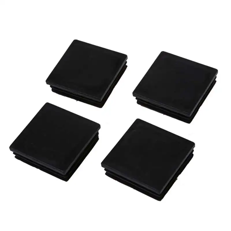 

New Plastic Square Tubing Tube Insert Blanking End Caps 50mm 2 inch 4 Pcs