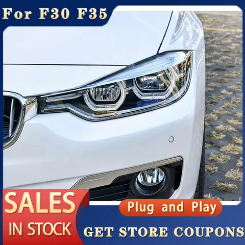 BMW F30 전체 LED 헤드 라이트 2012 2013 2014 2015 F35 헤드 라이트 320i 318i 325i 주간 주행 등 방향 지시등 DRL
