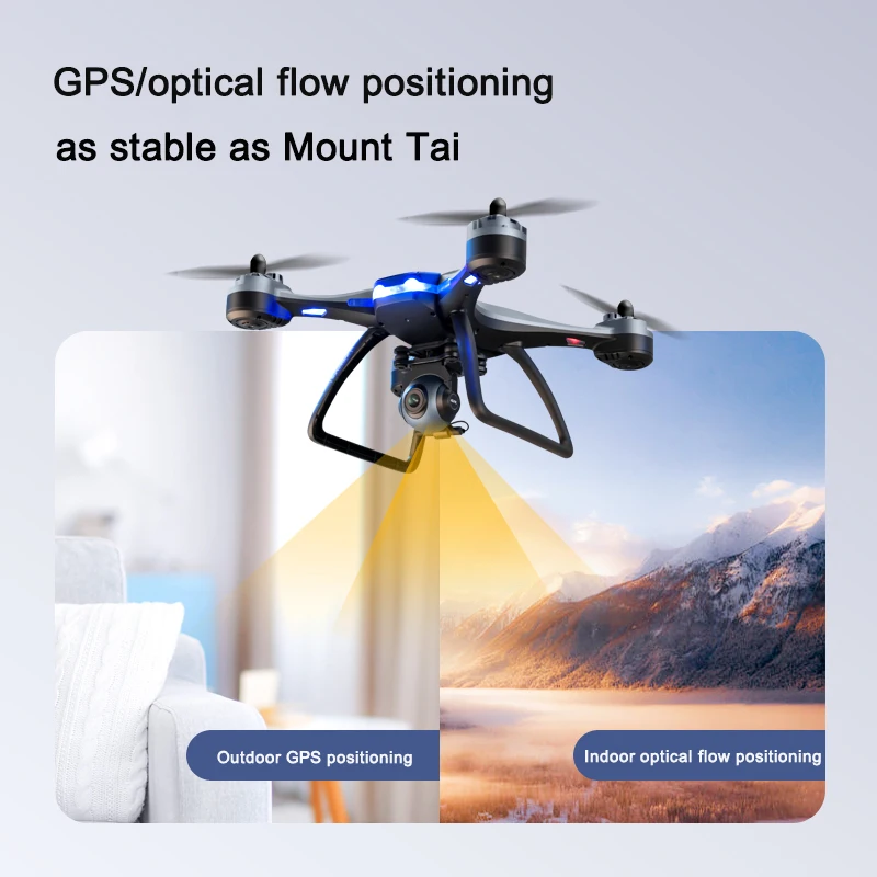 outdoorF5 2021 New Gps Drone 6k 4k 1080p Hd Camera Professional Quadcopter Wifi Fpv Air Pressure Altitude Hold Rc Dron Toys Gift