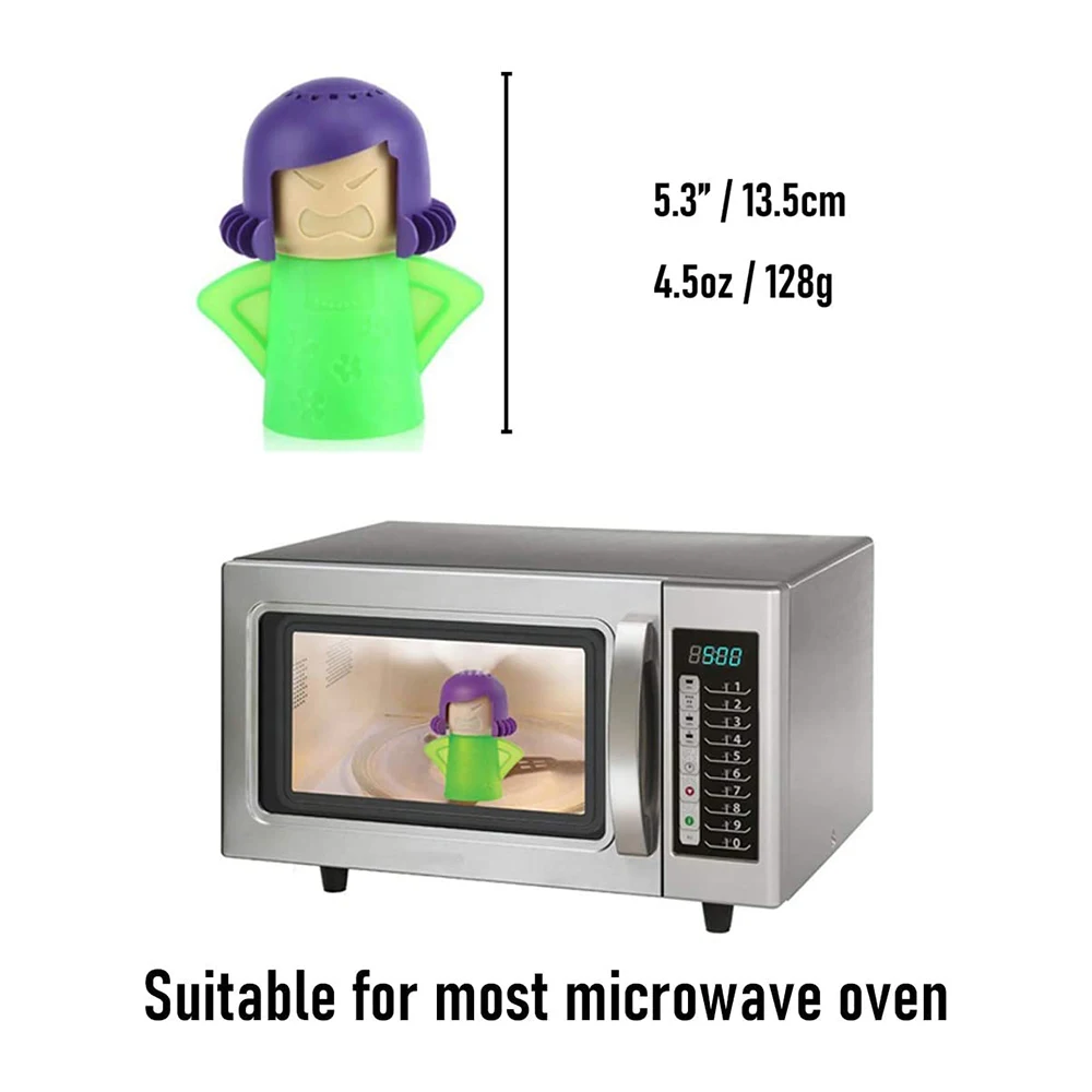 Useful Microwave Fridge Cleaning Angry Mom Mama Oven Steam Cleaner Disinfect Household Oven Steam Cleaner