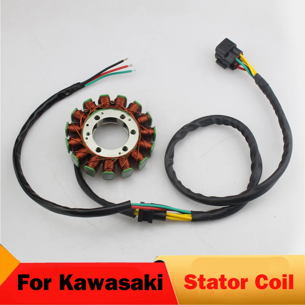 

For Kawasaki 21003-0053 VN900 Vulcan 900 Classic LT VN900 Vulcan 900 Custom 2007-2017 Motorcycle Generator Magneto Stator Coil