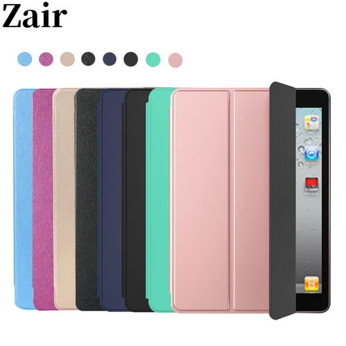 IPad 2 iPad 3 iPad 4 PC 뒷면 케이스, PU 가죽 스탠드 커버, 태블릿 케이스, A1395 A1396 A1397 A1416 A1430 A1403 A1458 A1459 A1460 