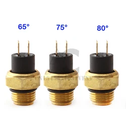 Motorcycle radiator cooling fan water temperature thermostat switch temperature sensor suitable for 200 250 400 450 bicycle