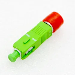 1pcs New Optical Fiber Adapter FC Female -SC Male Optical Fiber Adapter Connector SC-FC Flange Coupler Factory Price Wholesale