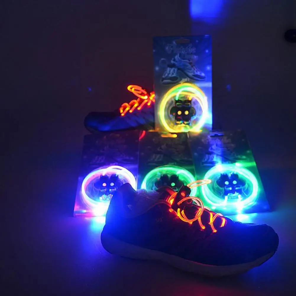 1Pcs Neon LED Light Shoe Laces Shoes Strap Glow Stick Luminous Shoelace Accessories Party Supplies Multi-Color