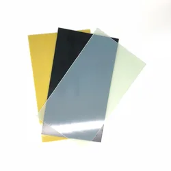 Black Yellow Glassfibre Template Board Sheet Epoxy Glass Fiber G10 FR4 Fibreglass Plate For DIY Knife handle material 300x170mm